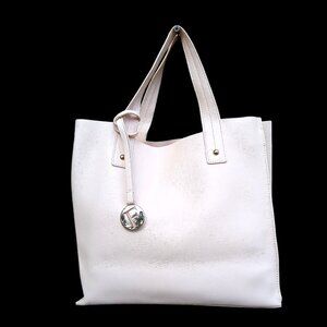 Furla Powder Pink Leather 3 Compartment Tote W COA